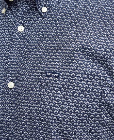 Shell Tailored Short-Sleeved Polo Shirt Classic Navy