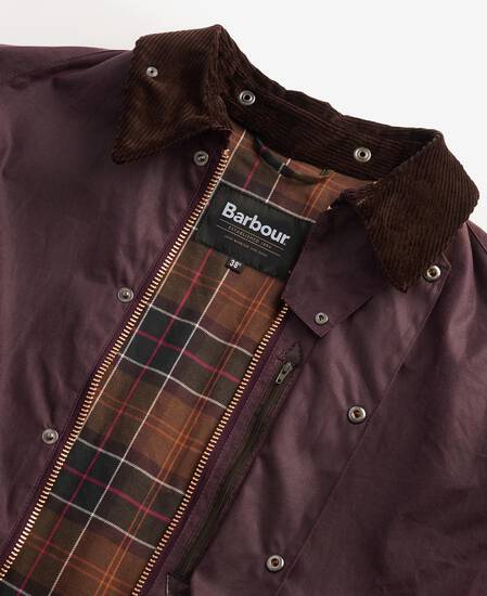 Transport Waxed Jacket Bordeaux