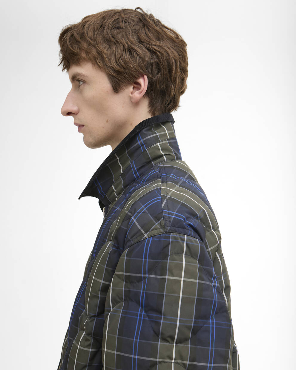 Barbour x ARKET Tartan Quilted Jacket