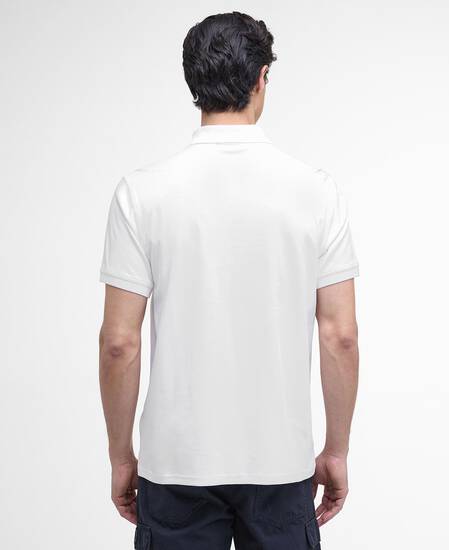 Innes Interlock Polo Shirt White