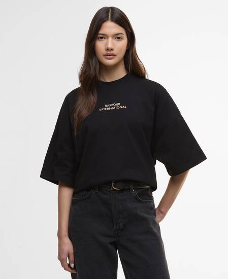 Kaia Oversized T-Shirt Black