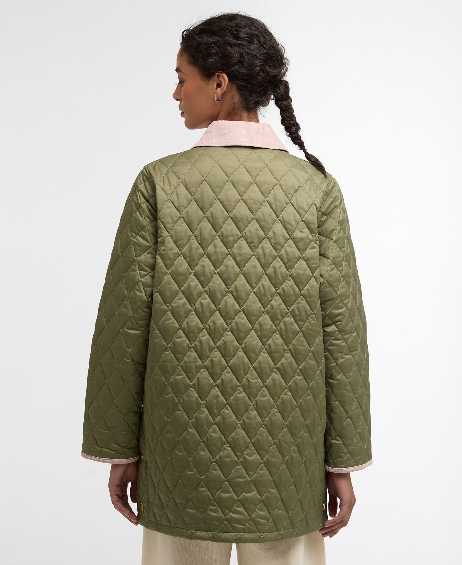 Icons Modern Liddesdale Quilted Jacket Bleached Olive/Ancient/Gardenia