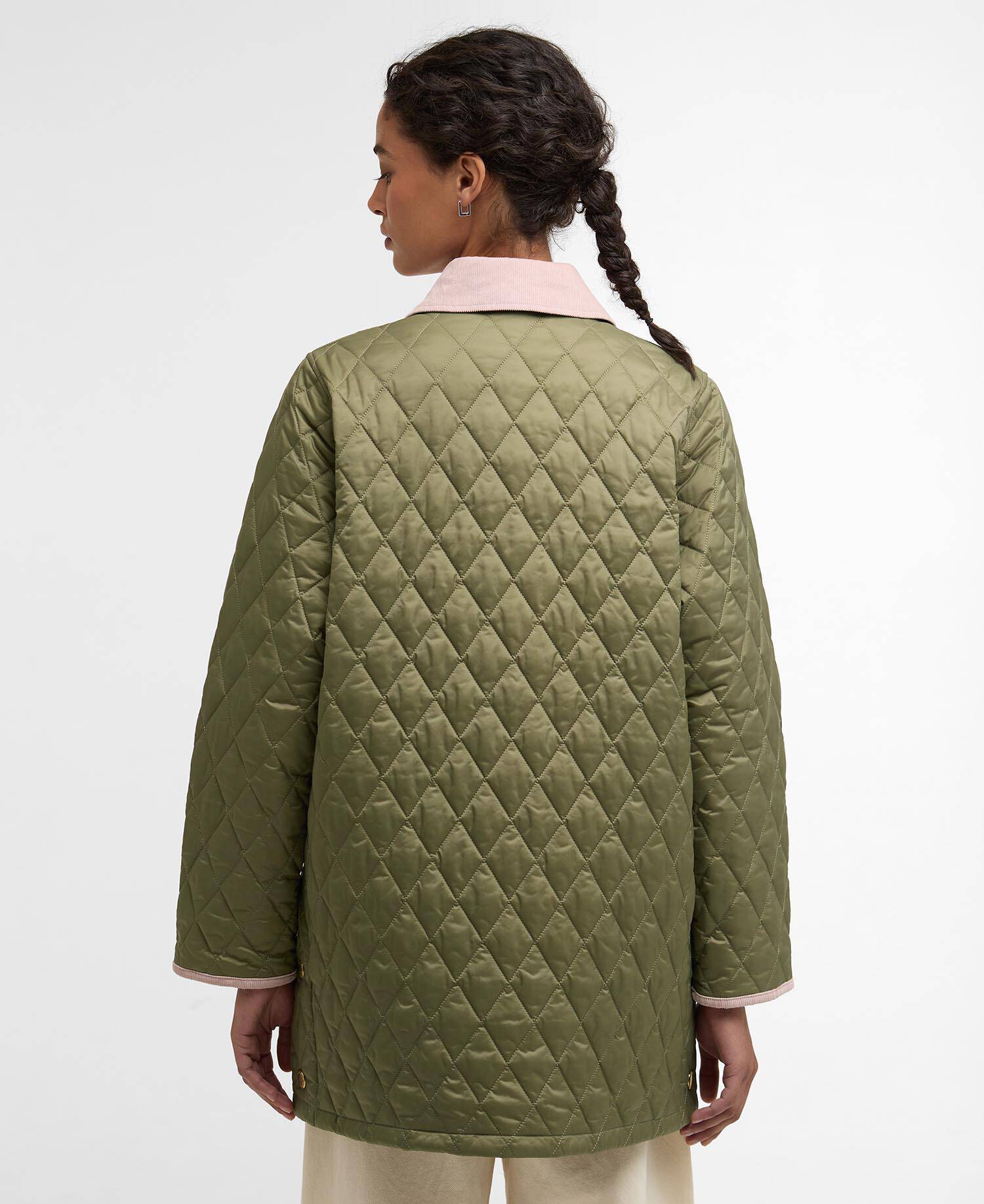 Icons Modern Liddesdale Quilted Jacket Bleached Olive/Ancient/Gardenia image number 2