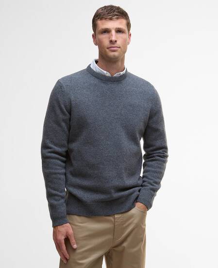Holden Crew Neck Jumper Mid Grey Marl