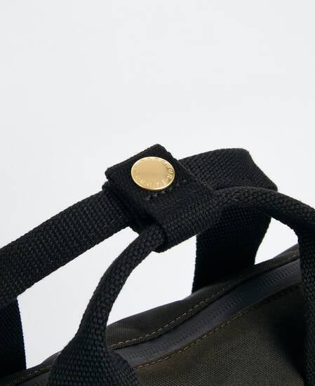 Field Waxed Backpack Olive-Black