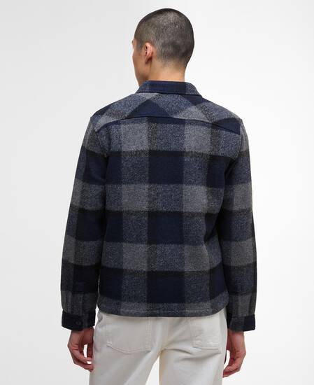 Overshirt Hailwood Tartan Fleece Navy