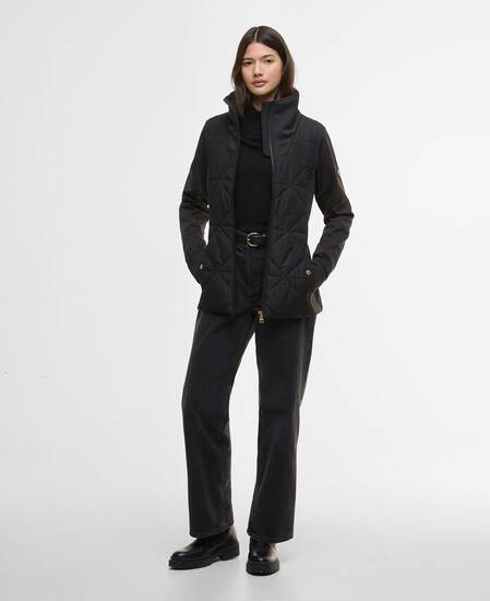 Sweatshirt Kya Quilted Black