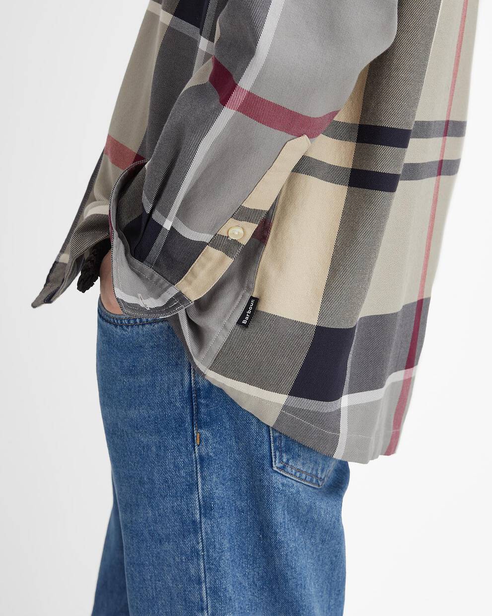 Renford Oversized Long-Sleeved Tartan Shirt