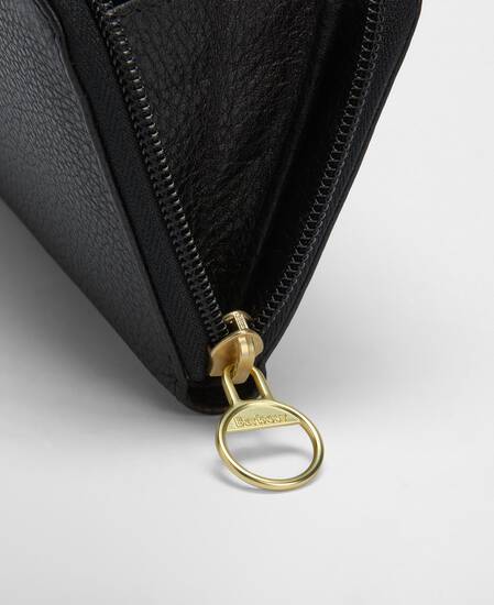 Birch Leather Matinee Purse Black Birch Leather Matinee Purse Black