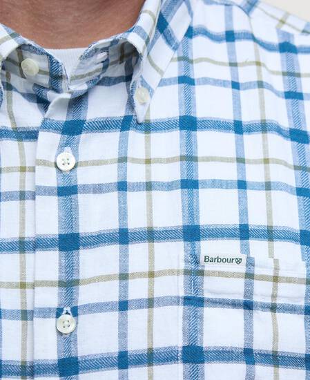 Glover Regular Short-Sleeved Shirt Classic Navy