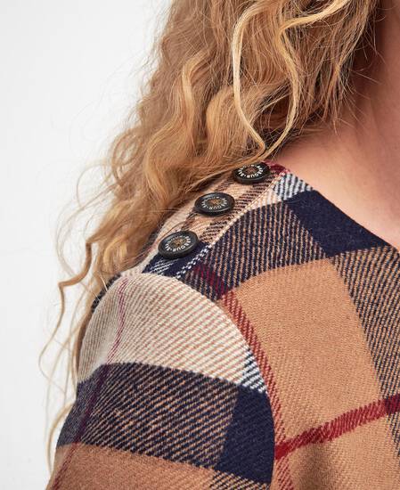 Nancy Tartan Mini Dress Hessian Tartan
