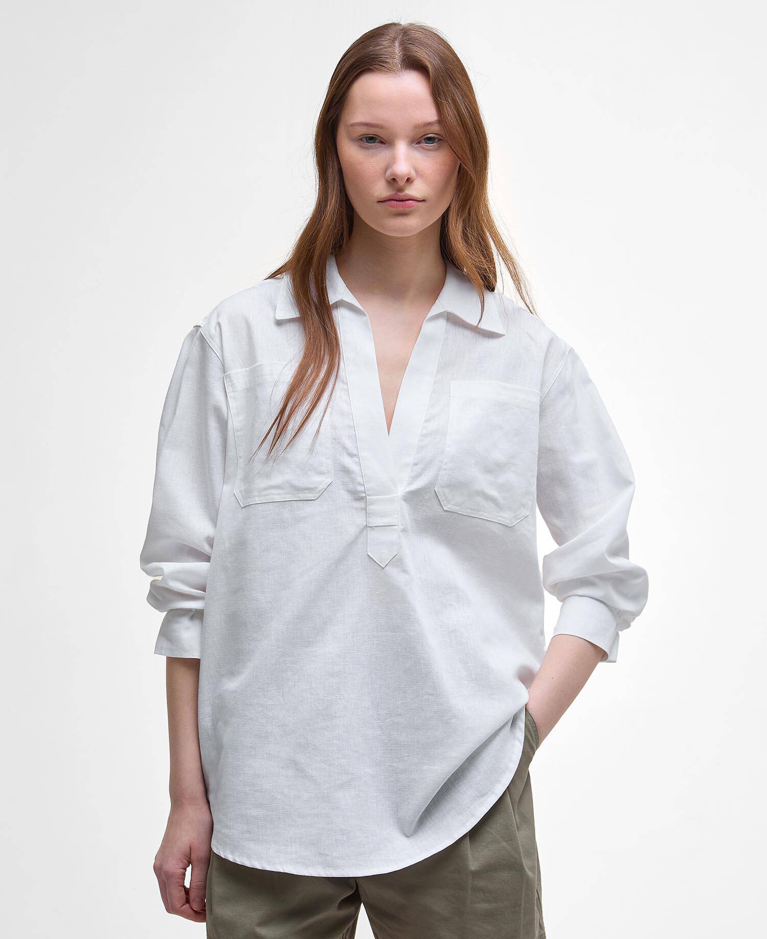 Cecile Relaxed Tunic Shirt image number 0