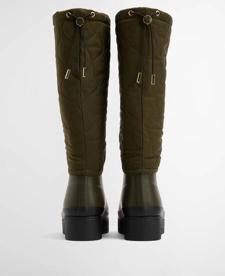 Gummistiefel Marnie Quilted Olive/Black