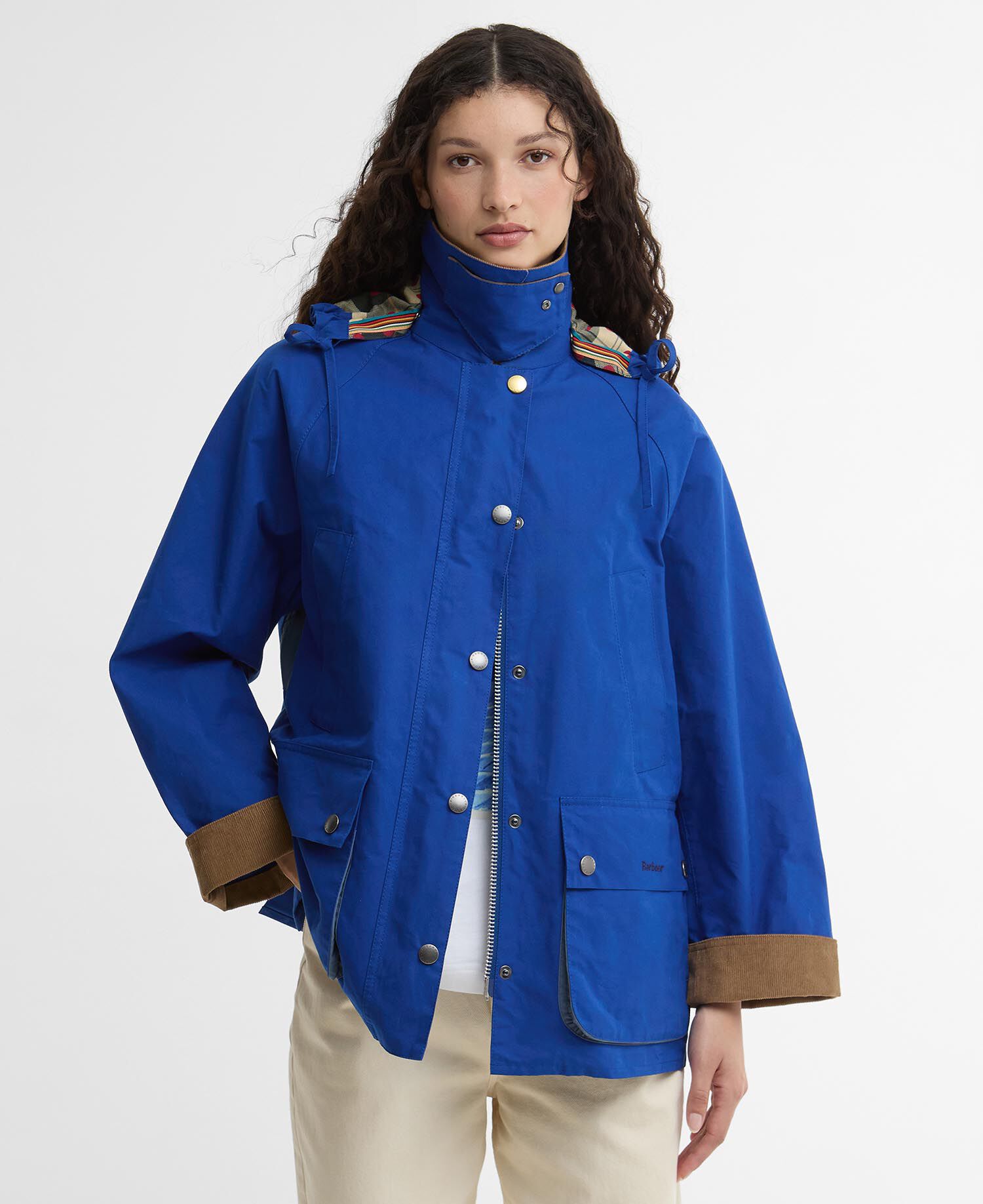 Paul Smith Loves Barbour Bedale フード込み Paul Smith loves Barbour - Winterberry Sugarlump Bedale Jacket