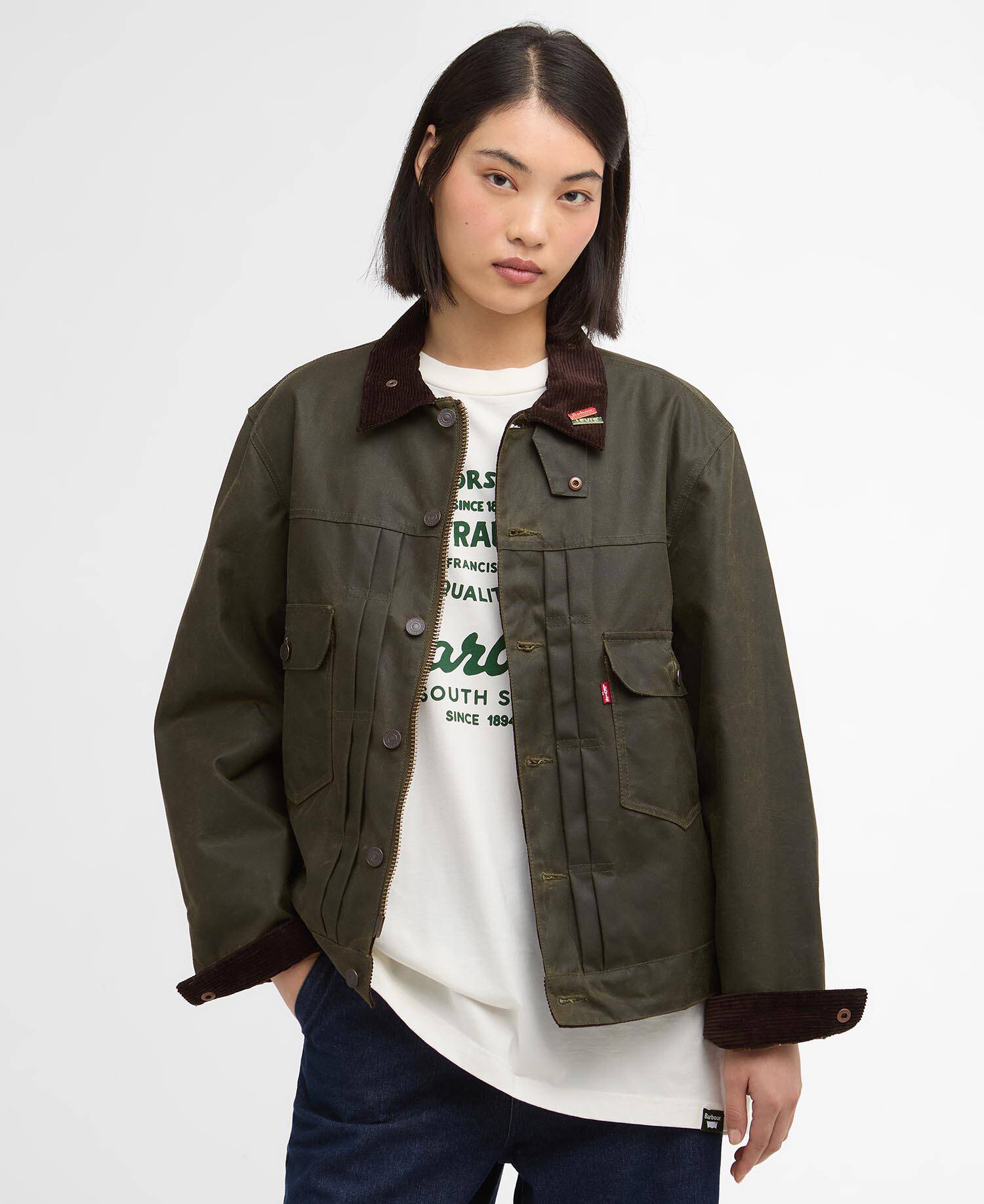 Barbour x Levi's Type II Waxed Jacket image number 2