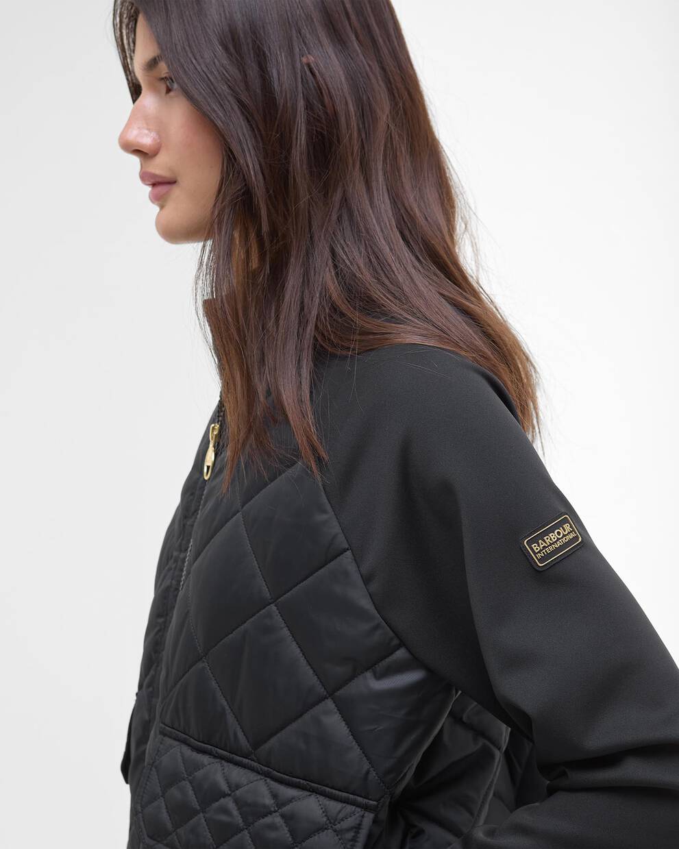 Ebony Quilted Sweatshirt