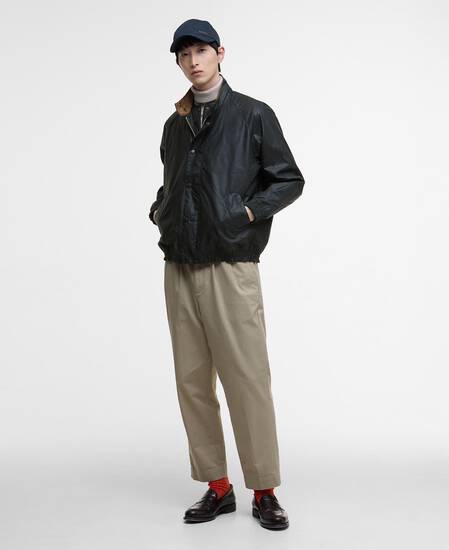 Blouson Transport Waxed Jacket Sage