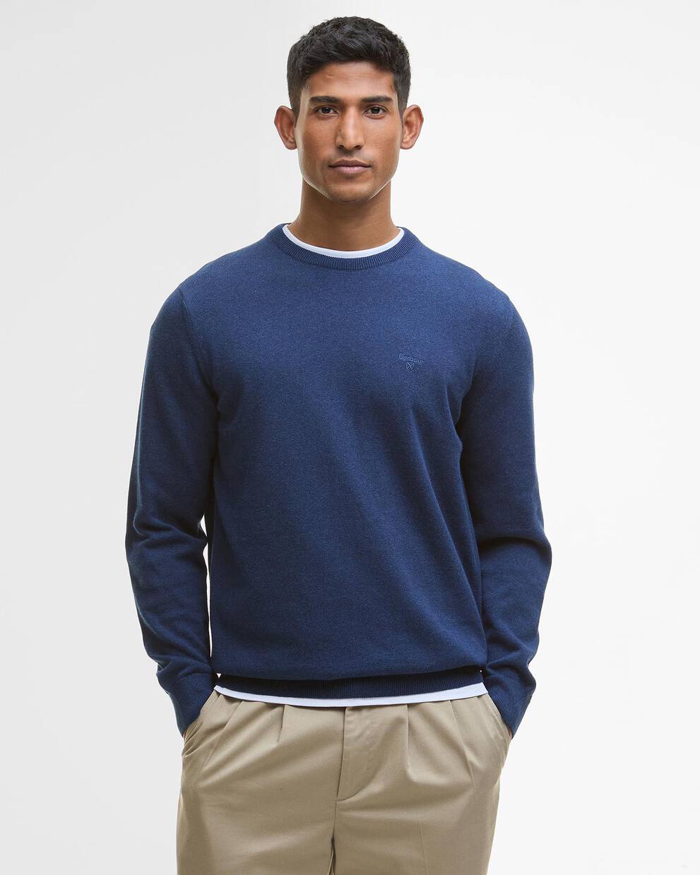 Pima Cotton Crew Neck Jumper