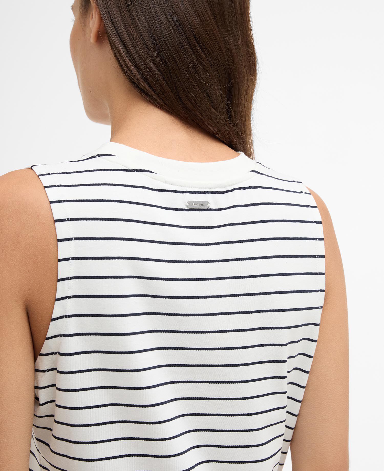 Mini abito con motivo a righe Hartland Cloud/Navy Stripe