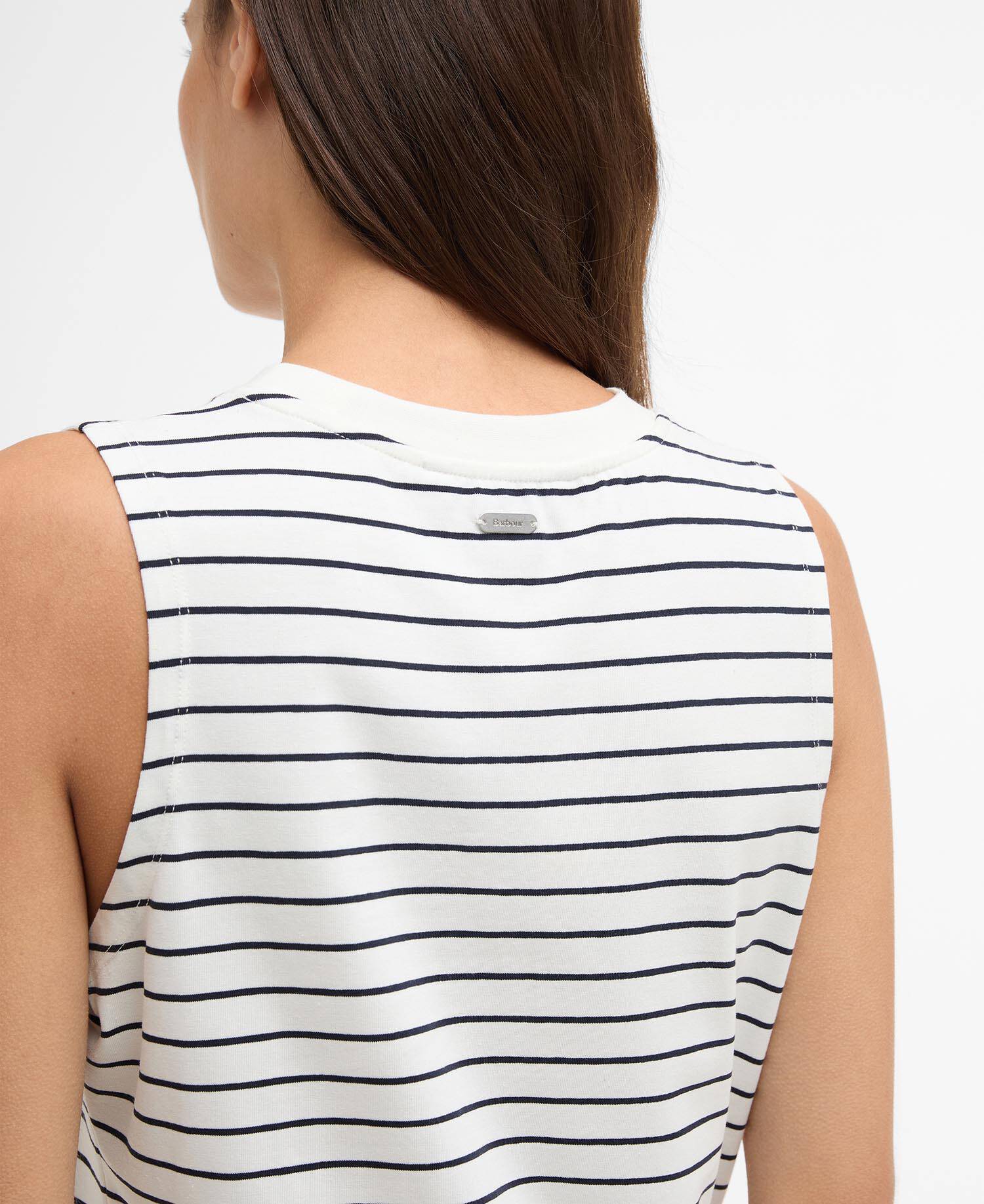 Mini abito con motivo a righe Hartland Cloud/Navy Stripe image number 5