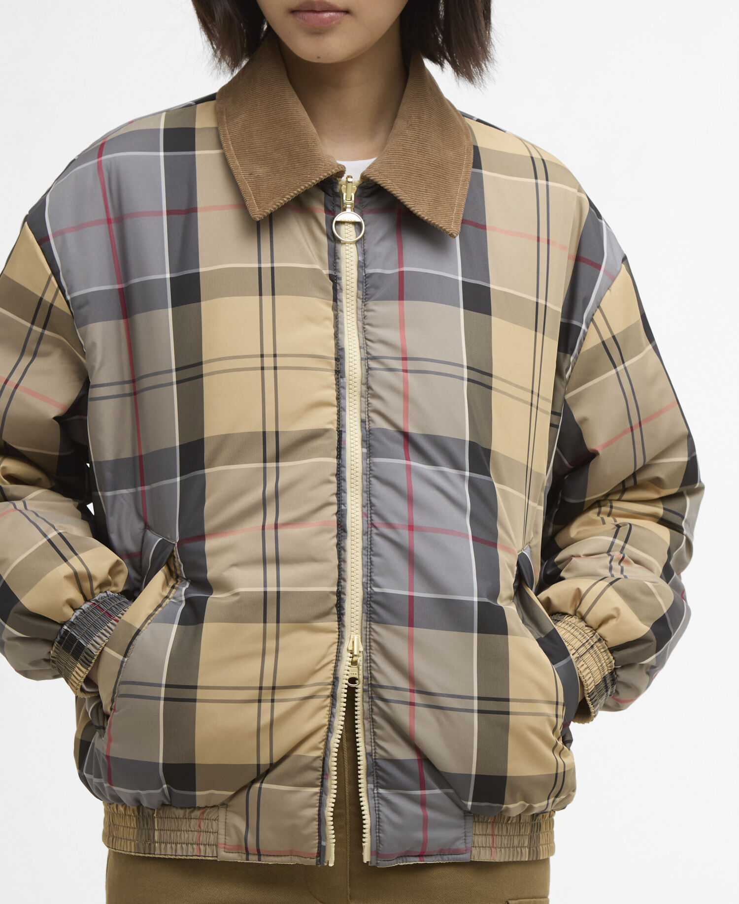 Giacca casual reversibile Maureen Pale Khaki / Dress