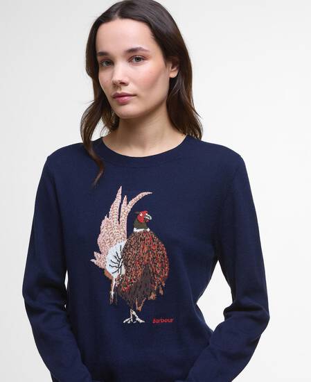 Homeswood Crew Neck Jumper Navy
