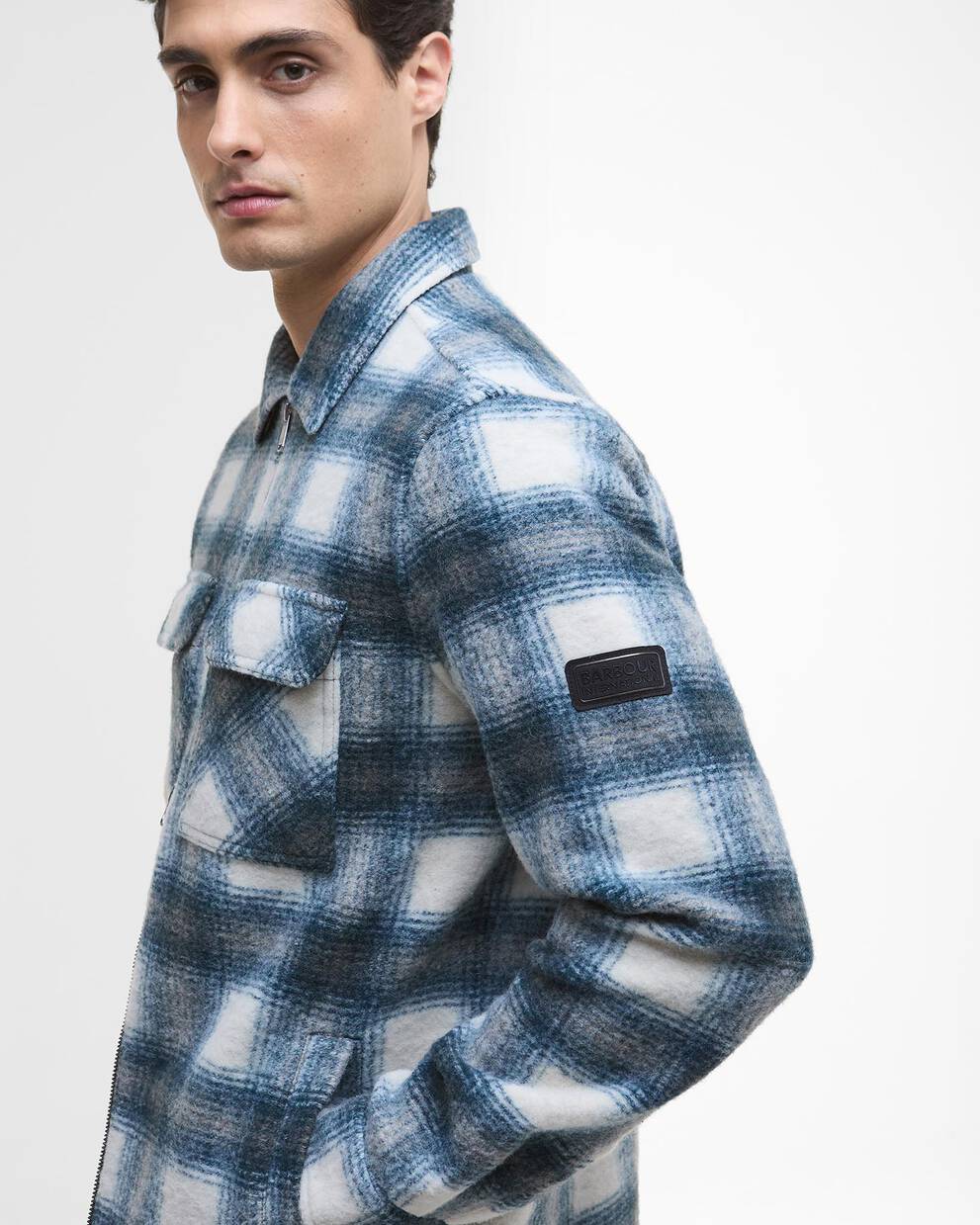 Clayton Fleece Check Overshirt
