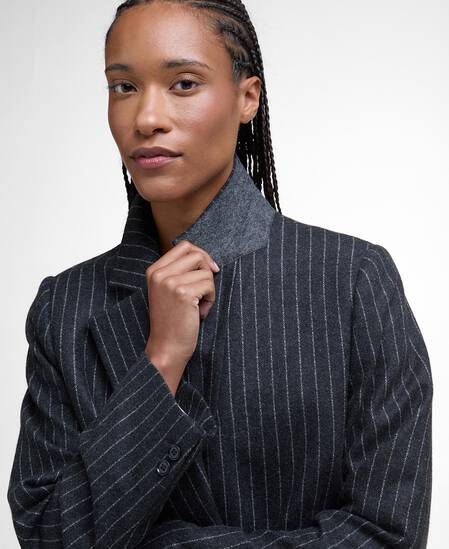 Blazer a doppio petto Antonia Charcoal