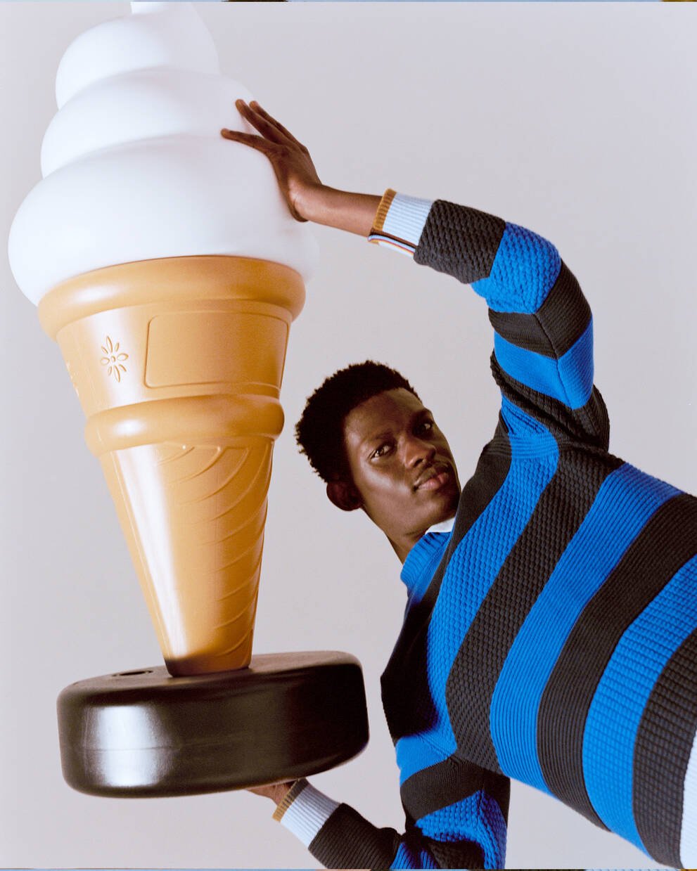 Paul Smith Loves Barbour Southwold Striped Crew Neck Jumper