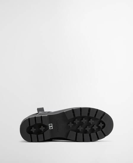 Elley Harness Wellington Boots Black