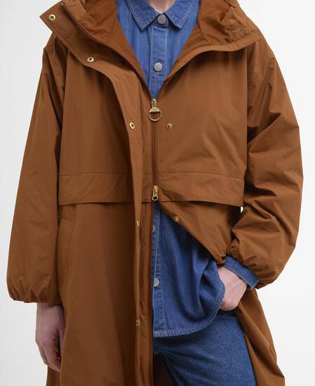 Naboo Showerproof Jacket Rust Brown