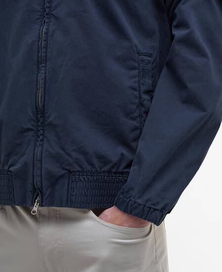 Royston Cotton Harrington Jacket Dark Denim