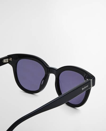 Rounded Sunglasses Black