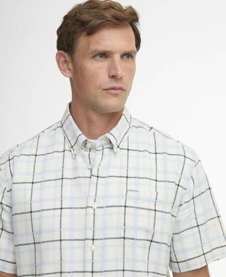 Glover Regular Short-Sleeved Shirt Heritage Blue