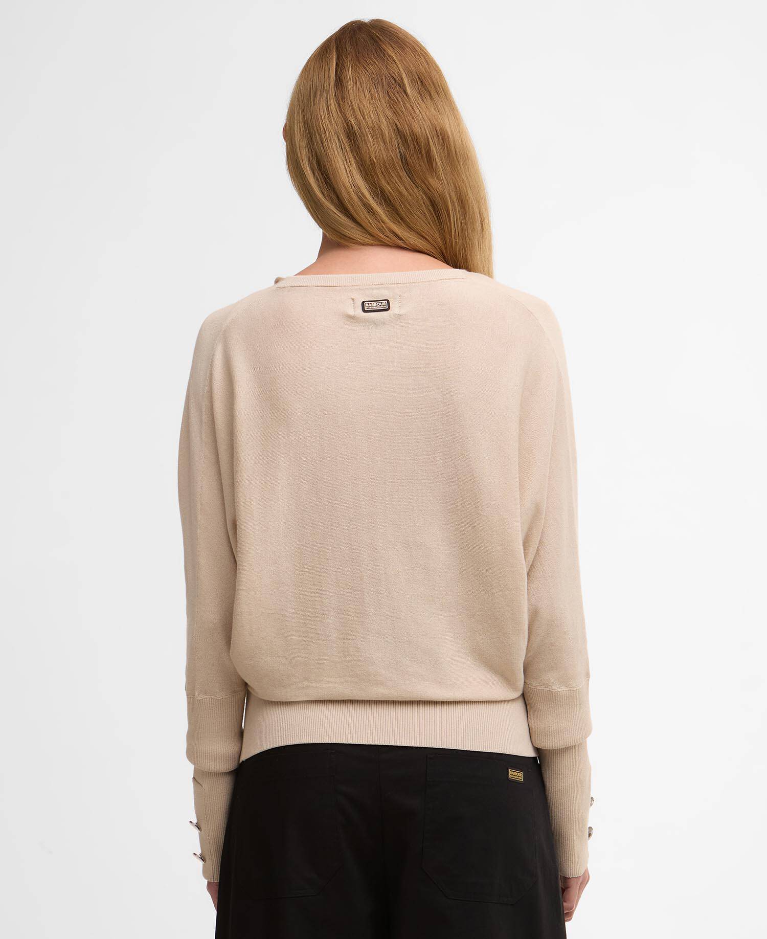 Nia Cowl-Neck Jumper Cement image number 2