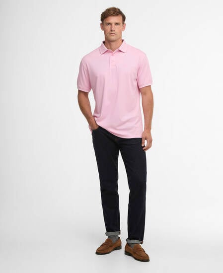 Heydon Short-Sleeved Polo Shirt Pink