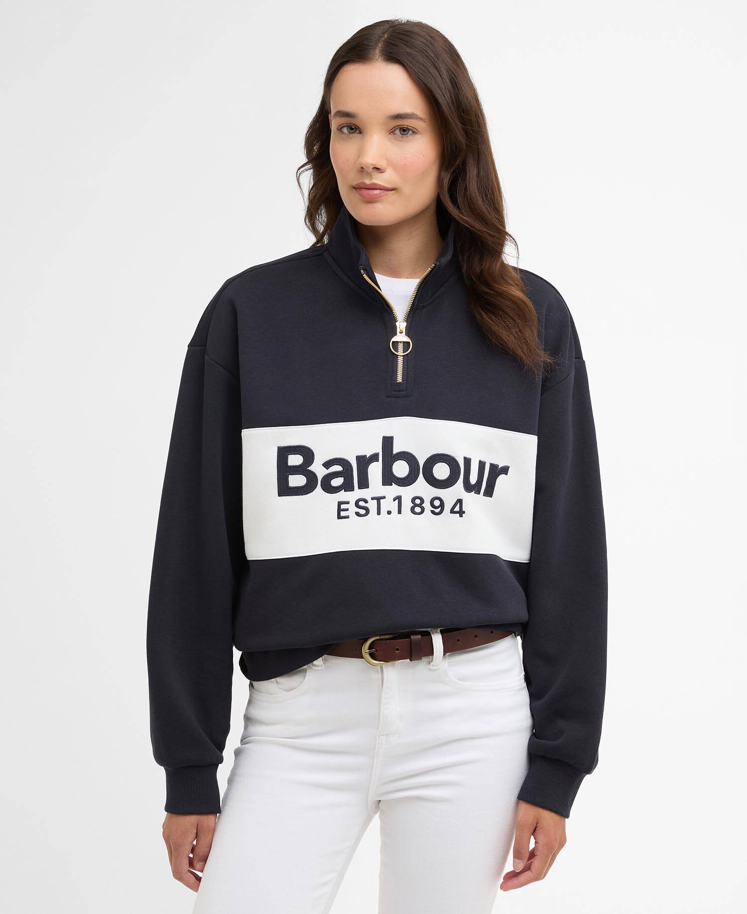 Pullover Zaria Half-Zip Dark Navy image number 0