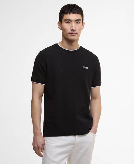 Seb Textured T-Shirt Black