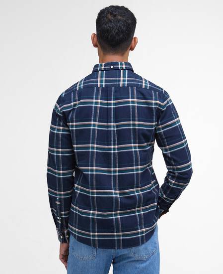 Ronan Tailored Long-Sleeved Shirt Inky Blue Ronan Tailored Long-Sleeved Shirt Inky Blue