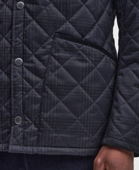 Heritage Liddesdale Quilted Jacket Dark Navy