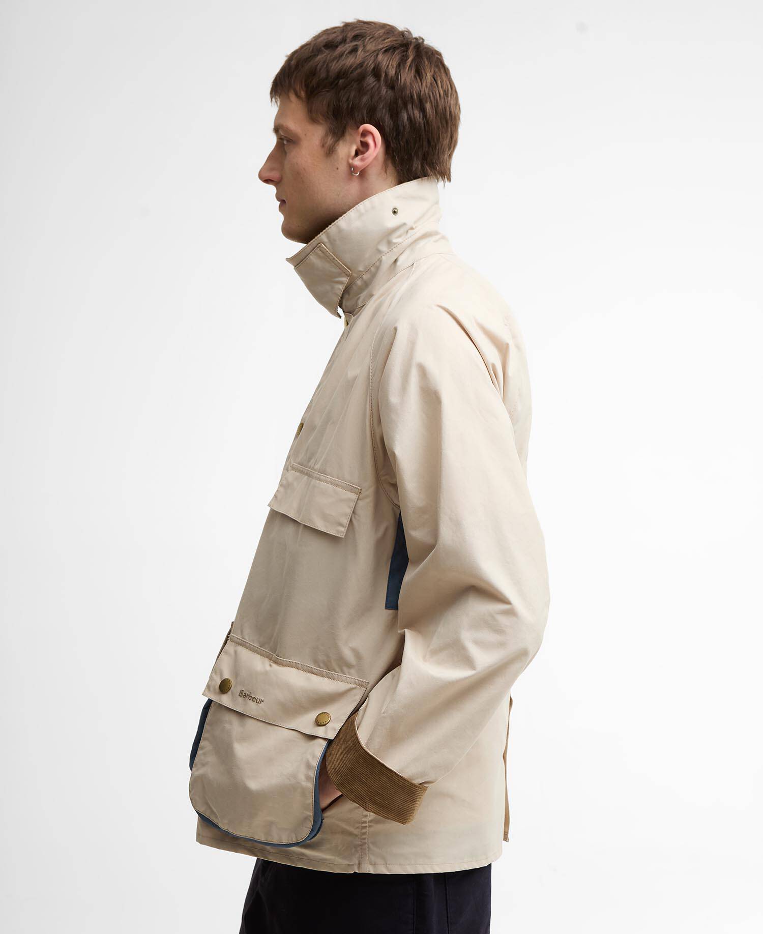 Giacca casual Bedale Sugarlump Paul Smith Loves Barbour Oatmeal image number 5