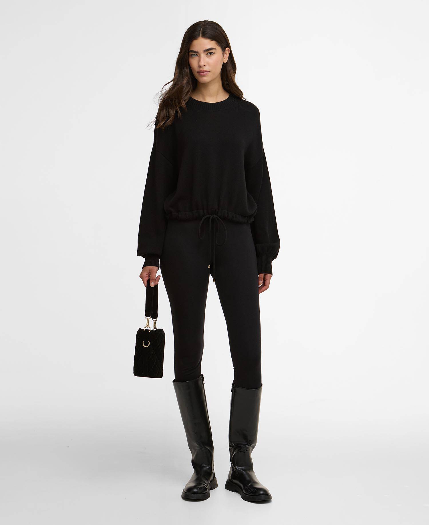 Ciara Knitted Jumper Black image number 1