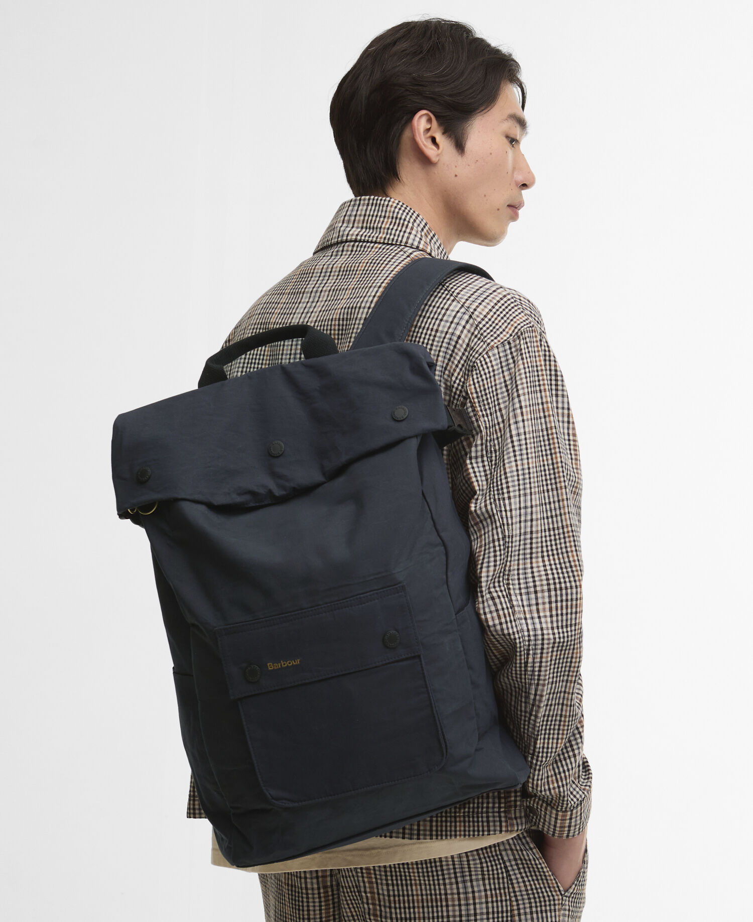 Transport Foldover Backpack Navy