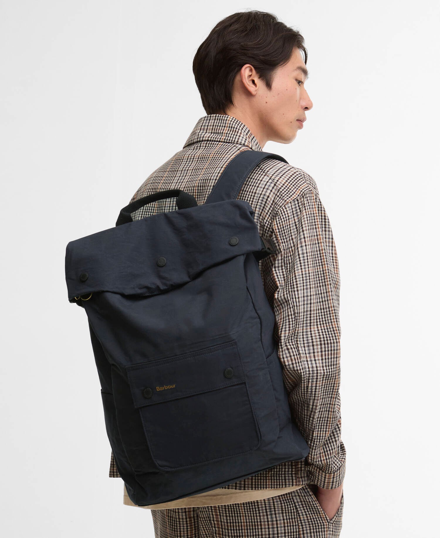 Transport Foldover Backpack Navy image number 1