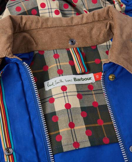 Paul Smith Loves Barbour Damen Freizeitjacke Bedale Royal/Ancient/Winterberry