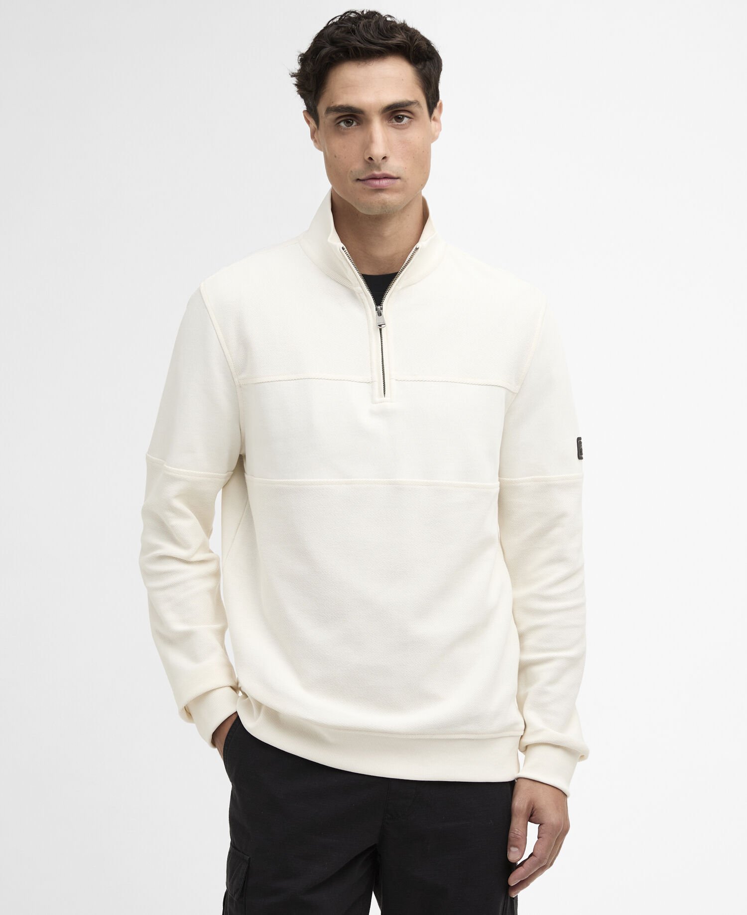 Kaspian Quarter-Zip Sweatshirt Whisper White
