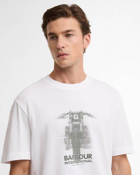 Hocking Graphic T-Shirt White