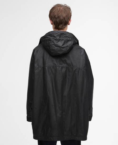 Barbour for Margaret Howell Waxed Parka Black