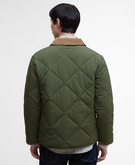 Giacca trapuntata Modified Short Liddesdale Olive