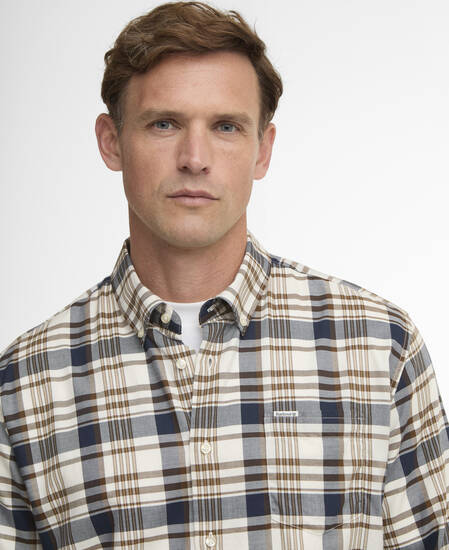 Hunwick Regular Shirt Navy